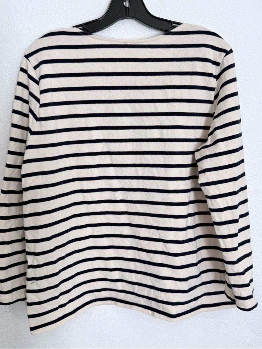 Sezane Colette Mariniere Ecru Stripe Top Women’s Size X-Large - Picture 6 of 7